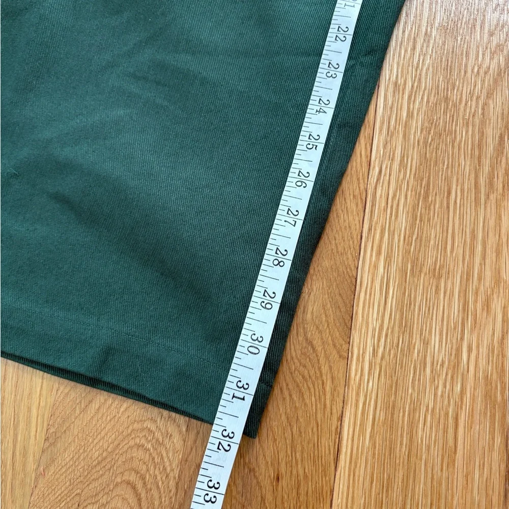 Pieces Uniques Le Pantalon Qwan Pleated Pants Gurkha Baggy Cotton Green M 32x32